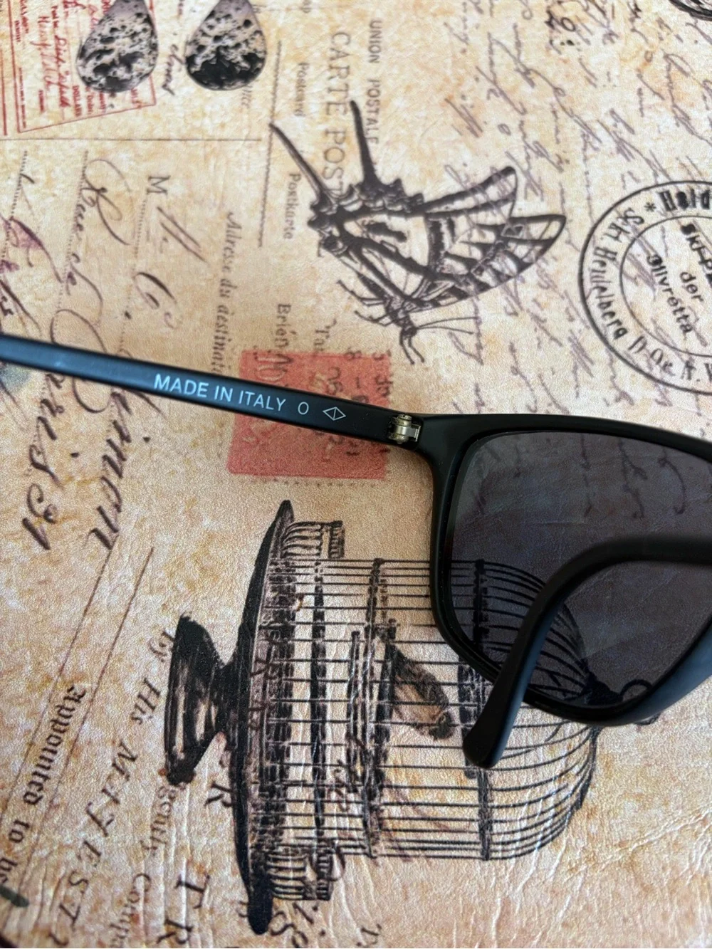 Anne Klein Black Polarized Wayfarer Sunglasses